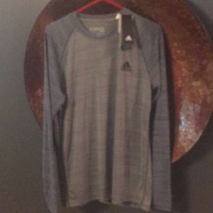 adidas men's ultimate melange long sleeve shirt